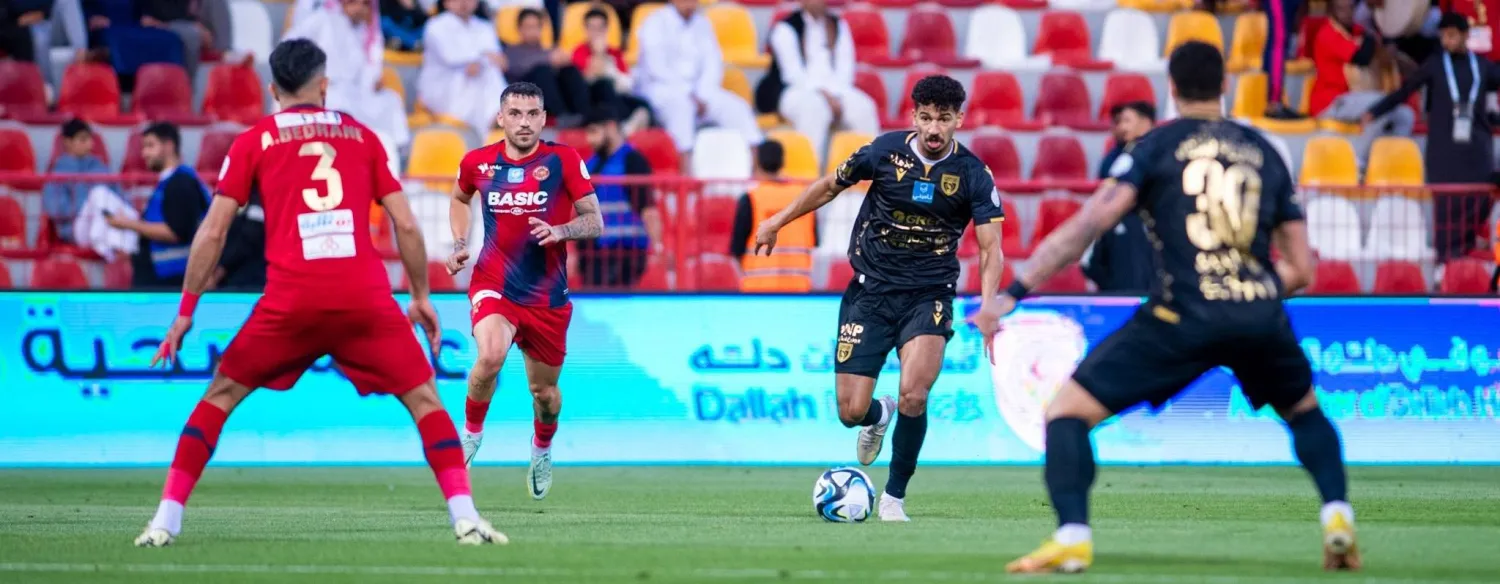 من المباراة التي خسرها ضمك أمام التعاون ونشبت على إثرها المشكلة (الشرق الأوسط)