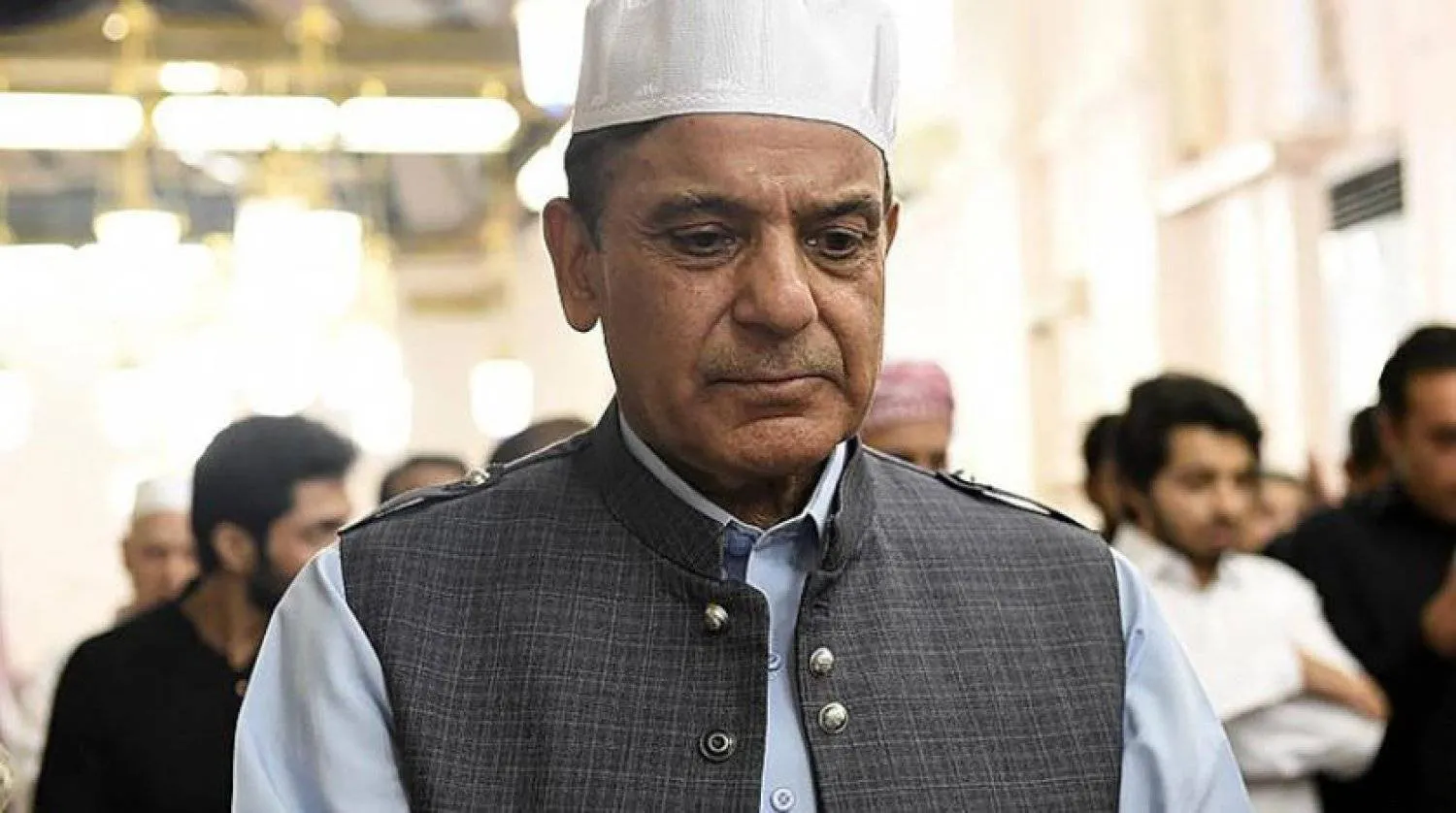 File photo: Pakistani Prime Minister Shehbaz Sharif during a visit to Saudi Arabia (AP)
