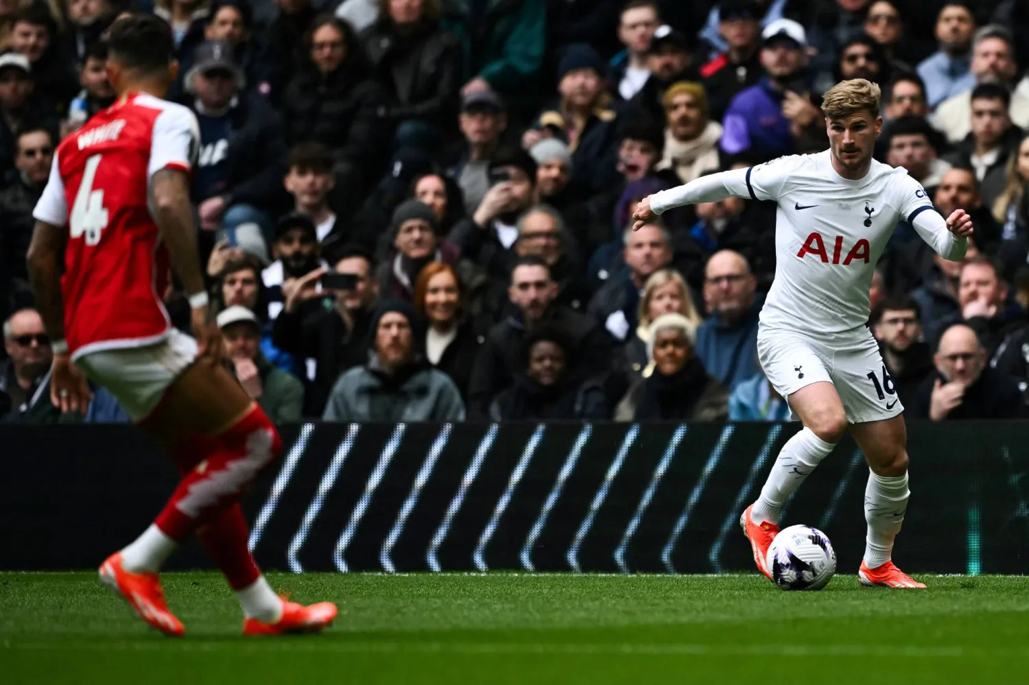 فيرنر تأكّد غيابه عن الفريق لنهاية الموسم بسبب إصابة في أوتار الركبة (أ.ف.ب)