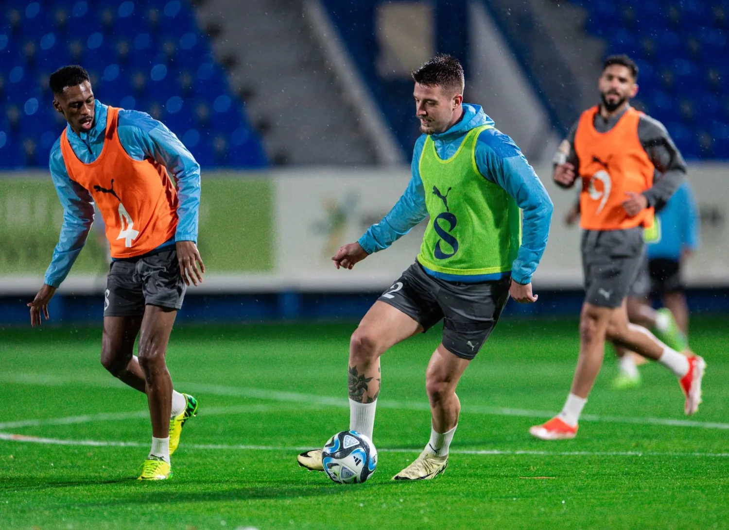 كنو وسافيتش في تدريبات الهلال الأخيرة (الهلال)