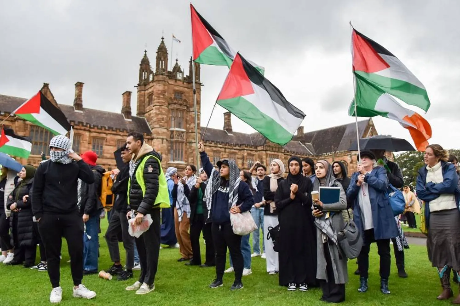 Pro-Palestinian Protesters Set up Encampments at Universities in Australia