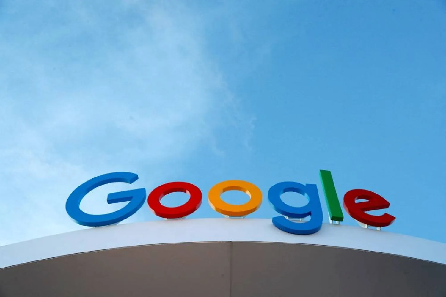The Google logo is seen on the Google house at CES 2024, an annual consumer electronics trade show, in Las Vegas, Nevada, US, January 10, 2024. (Reuters)