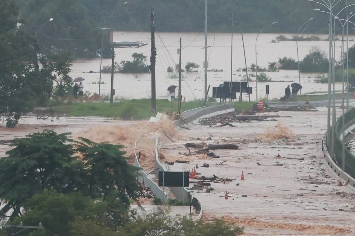 File photo: General view shows an area affected by the floods in Lajeado, Rio Grande do Sul state, Brazil, May 2, 2024. Jeff Botega/Agencia RBS via REUTERS