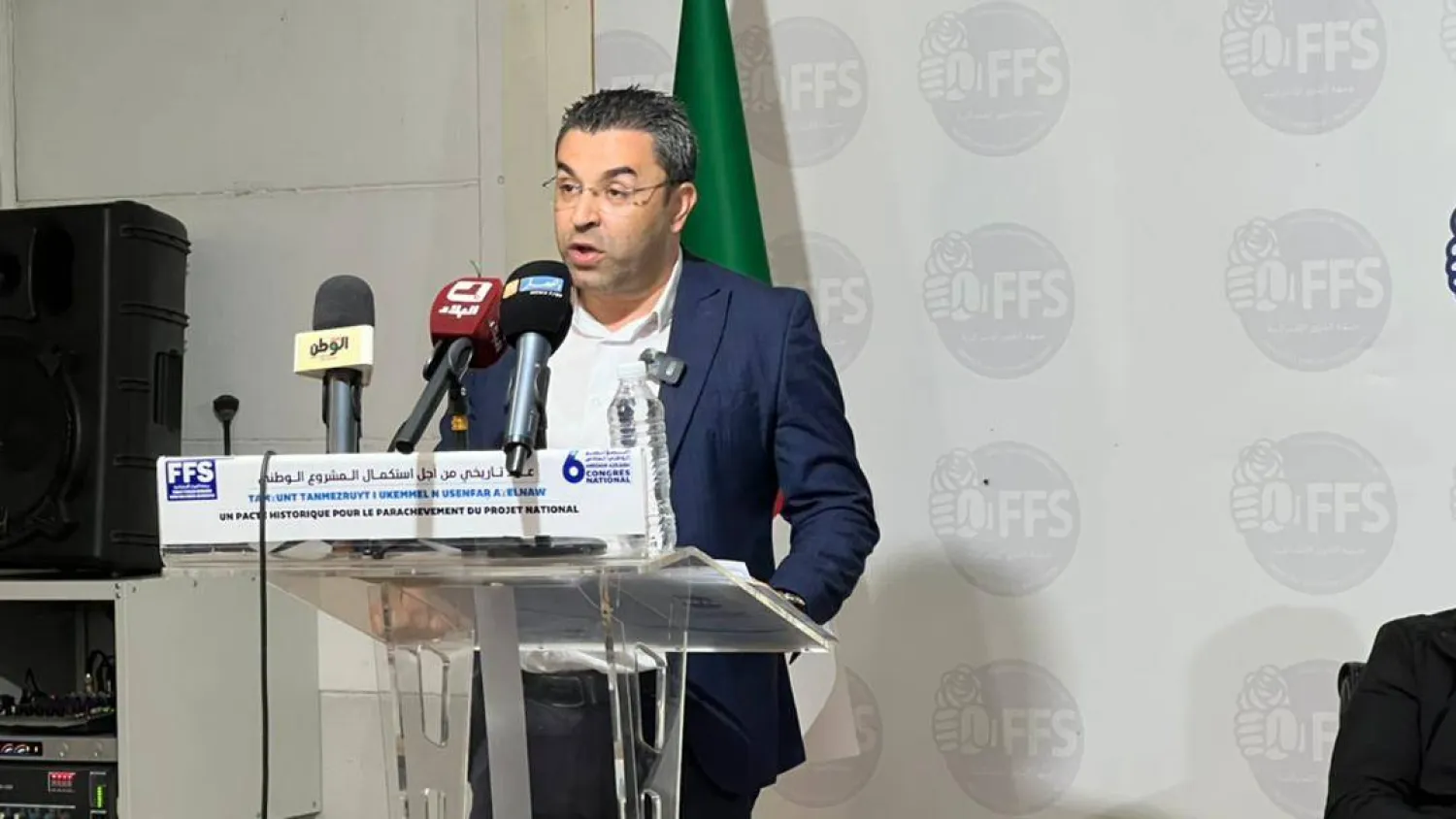 يوسف أوشيش السكرتير الأول لـ«جبهة القوى الاشتراكية» (الحزب)