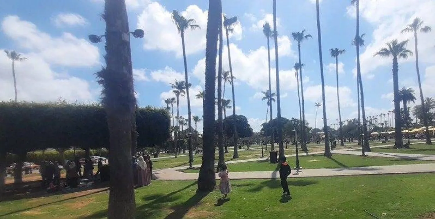 احتفالات عيد «شم النسيم» في حديقة أنطونيادس بالإسكندرية (صفحة الحديقة على فيسبوك)