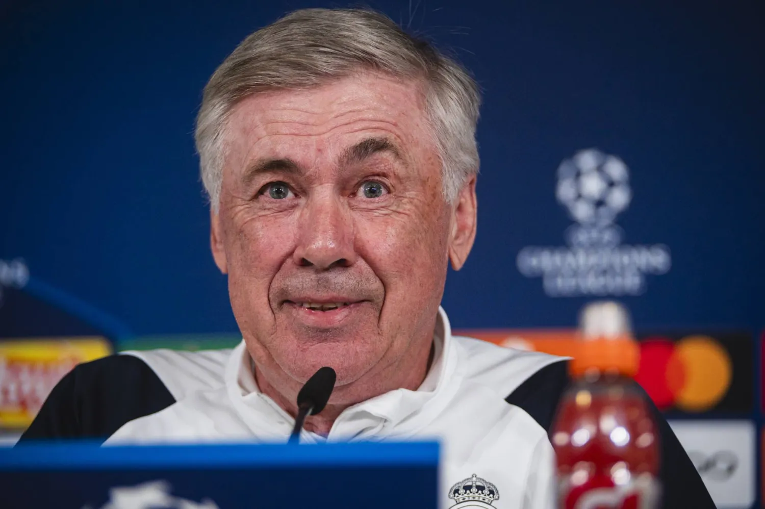 أنشيلوتي يحذر فريقه من مواجهة العودة ضد بايرن ميونيخ (د.ب.أ)