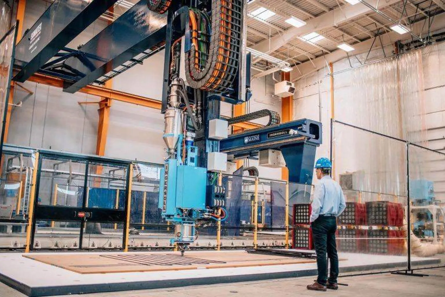 طابعة تجسيمية عملاقة… لمصانع المستقبل