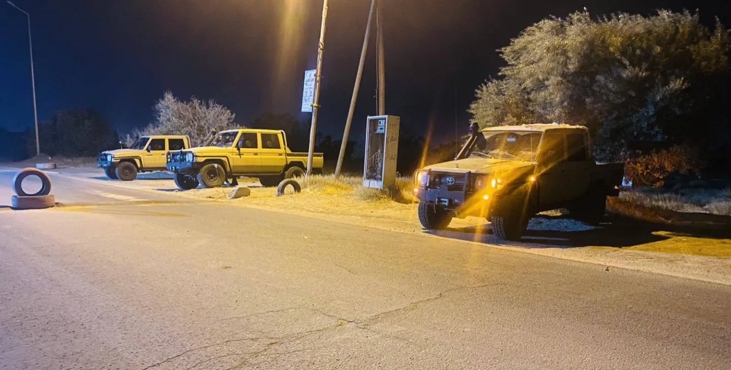 دوريات أمنية في مدينة الجميل (قوة المديريات)