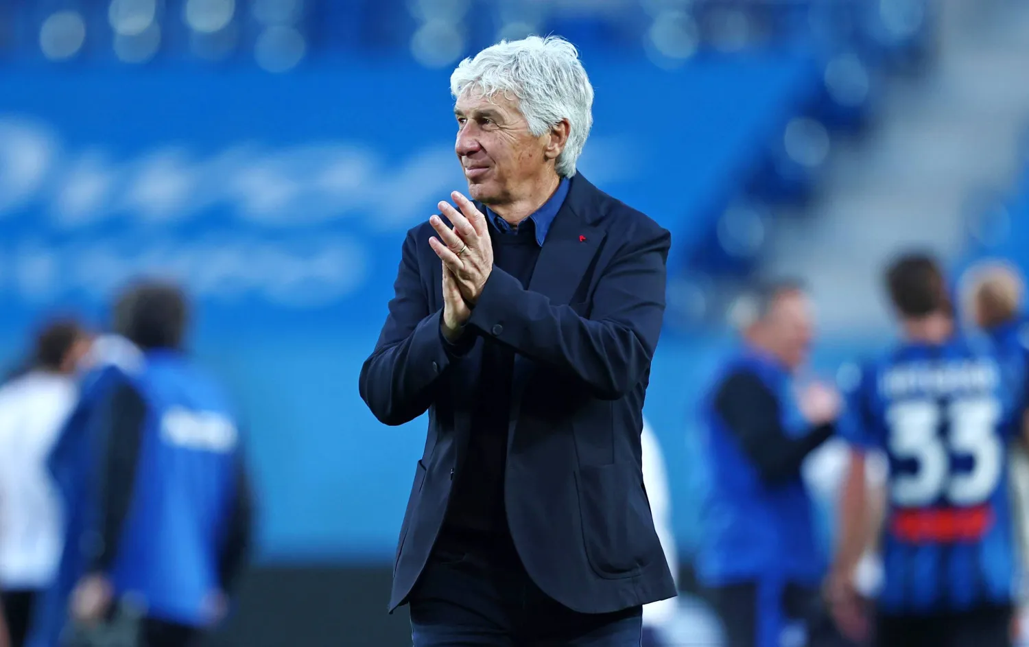 غاسبريني مدرب أتالانتا الإيطالي (إ.ب.أ)