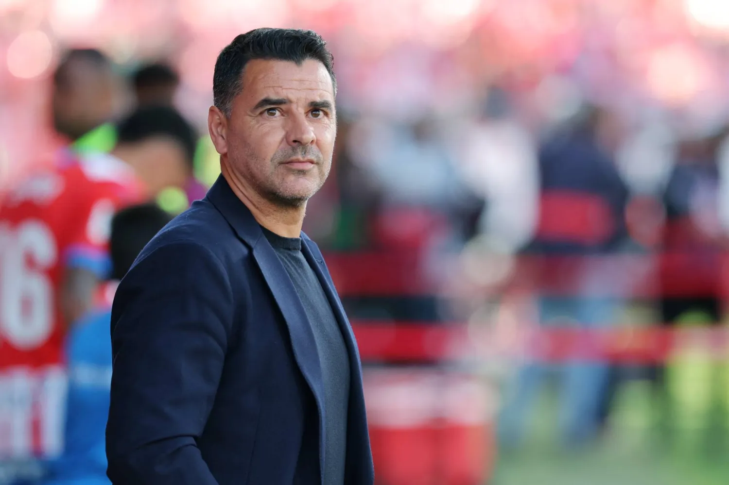 ميشيل مدرب جيرونا الإسباني (أ.ف.ب)