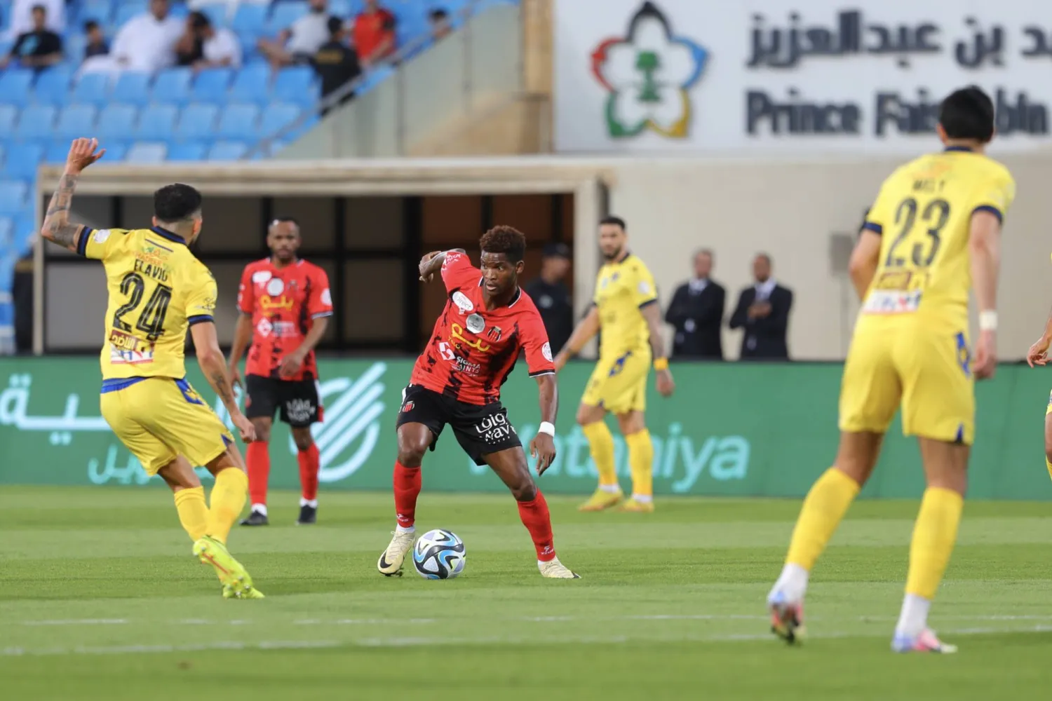 خيم التعادل السلبي على مواجهة الرياض وضيفه التعاون (تصوير: عبد العزيز النومان) 