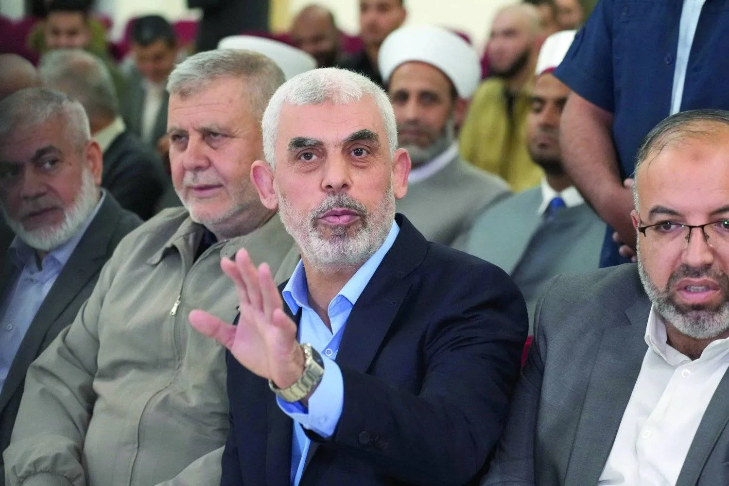 يحيى السنوار (أرشيفية - أ.ب)