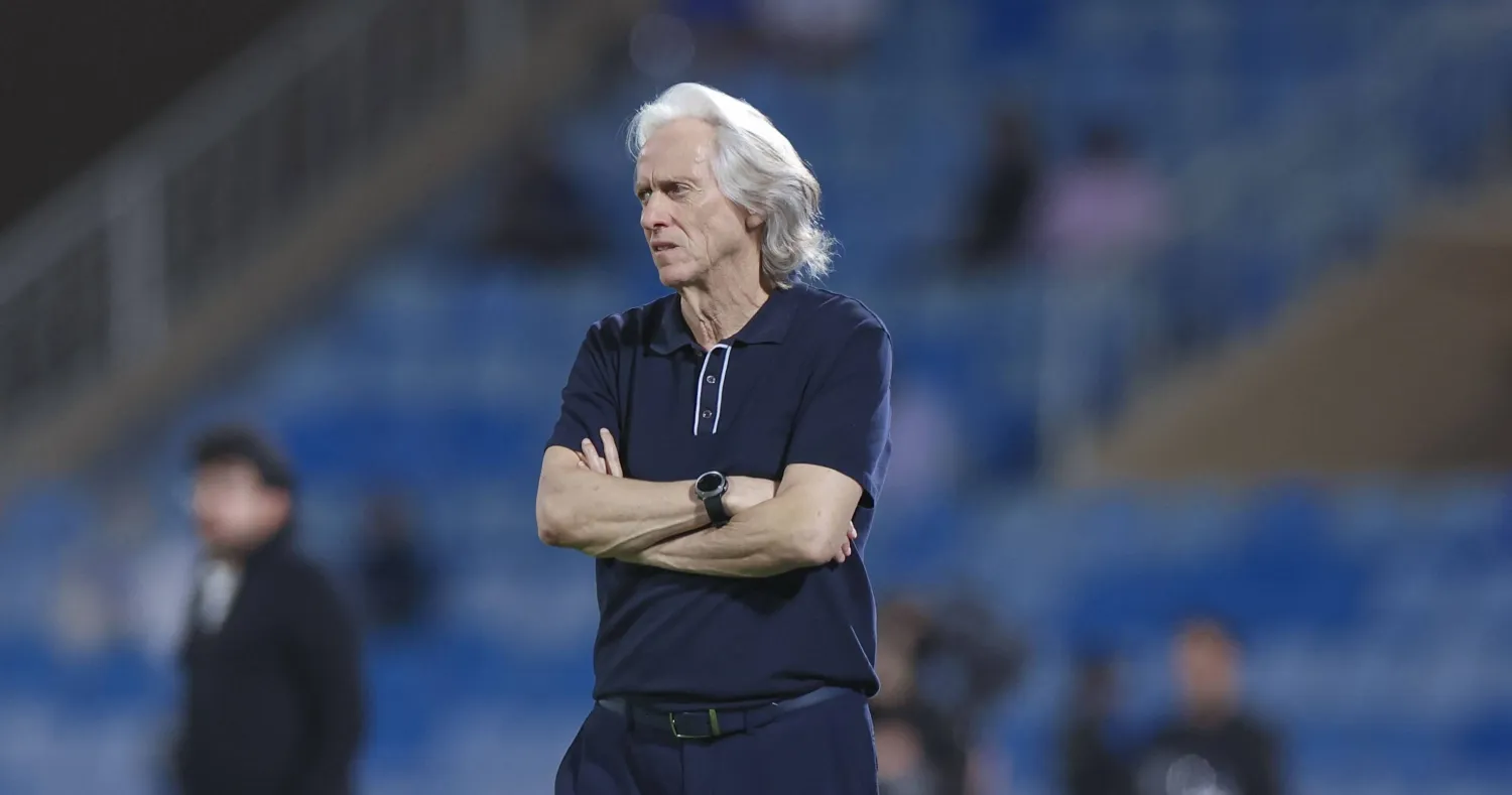 البرتغالي خورخي خيسوس المدير الفني لفريق الهلال (تصوير: يزيد السمراني)