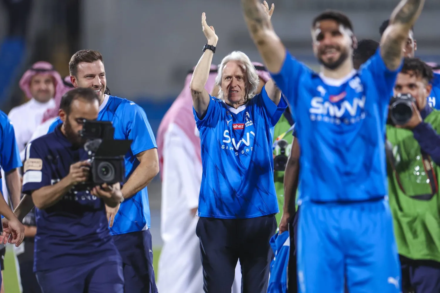 خيسوس قاد الهلال للقب الـ19 في الدوري السعودي (تصوير: يزيد السمراني)