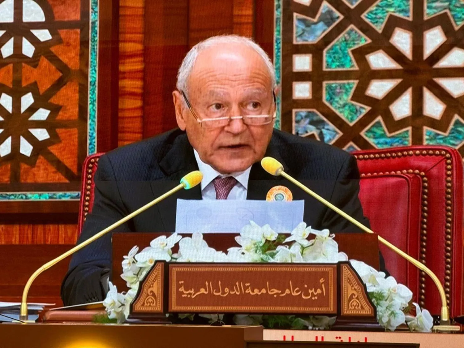 الأمين العام لجامعة الدول العربية أحمد أبو الغيط (الجامعة العربية)