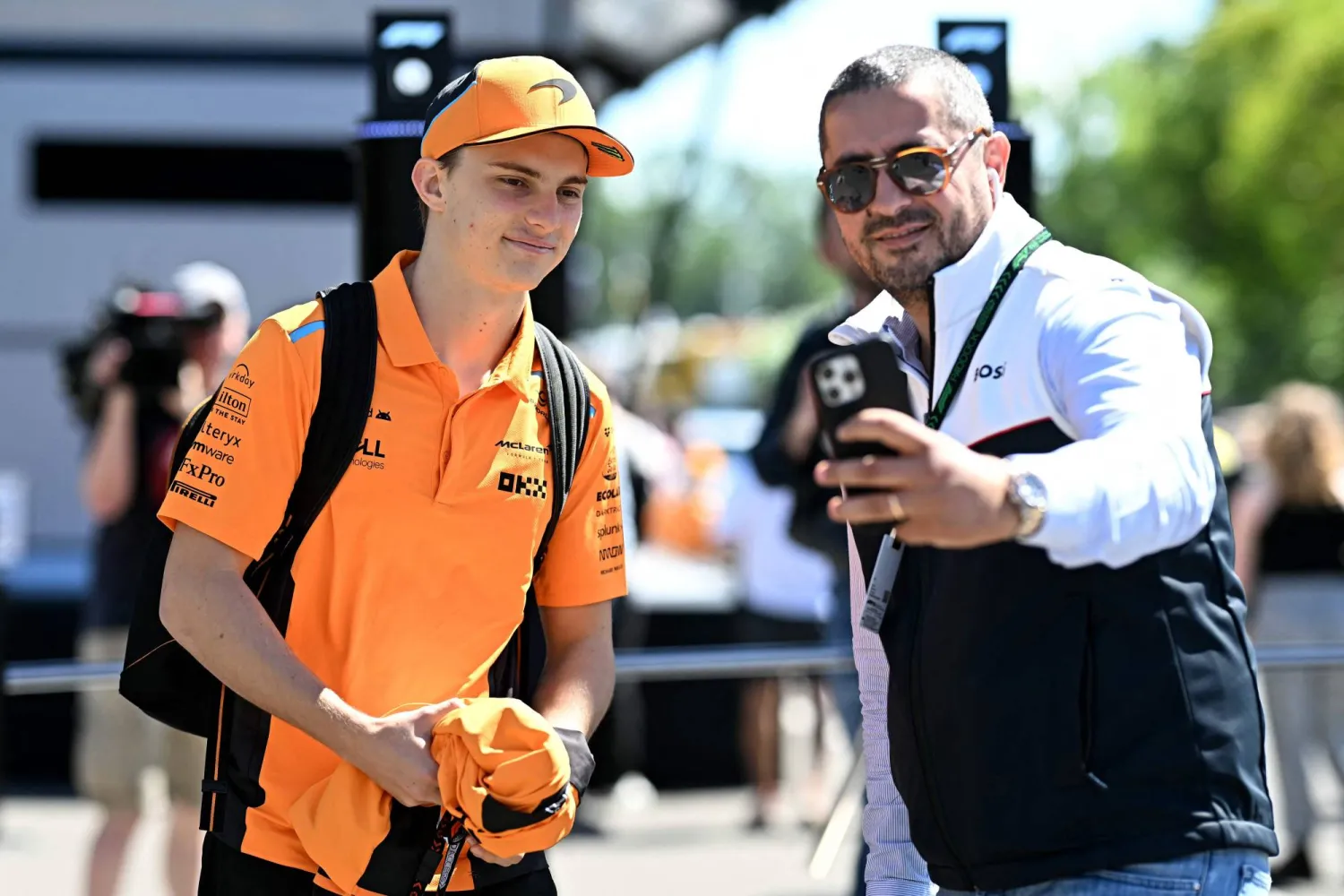 أوسكار بياستري سائق ماكلارين (أ.ف.ب)