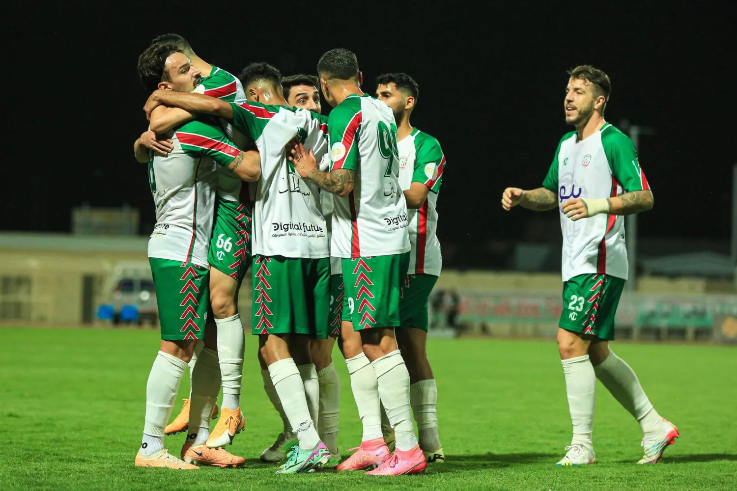 فرحة لاعبي الخلود بالفوز المثير على الصفا (نادي الخلود)