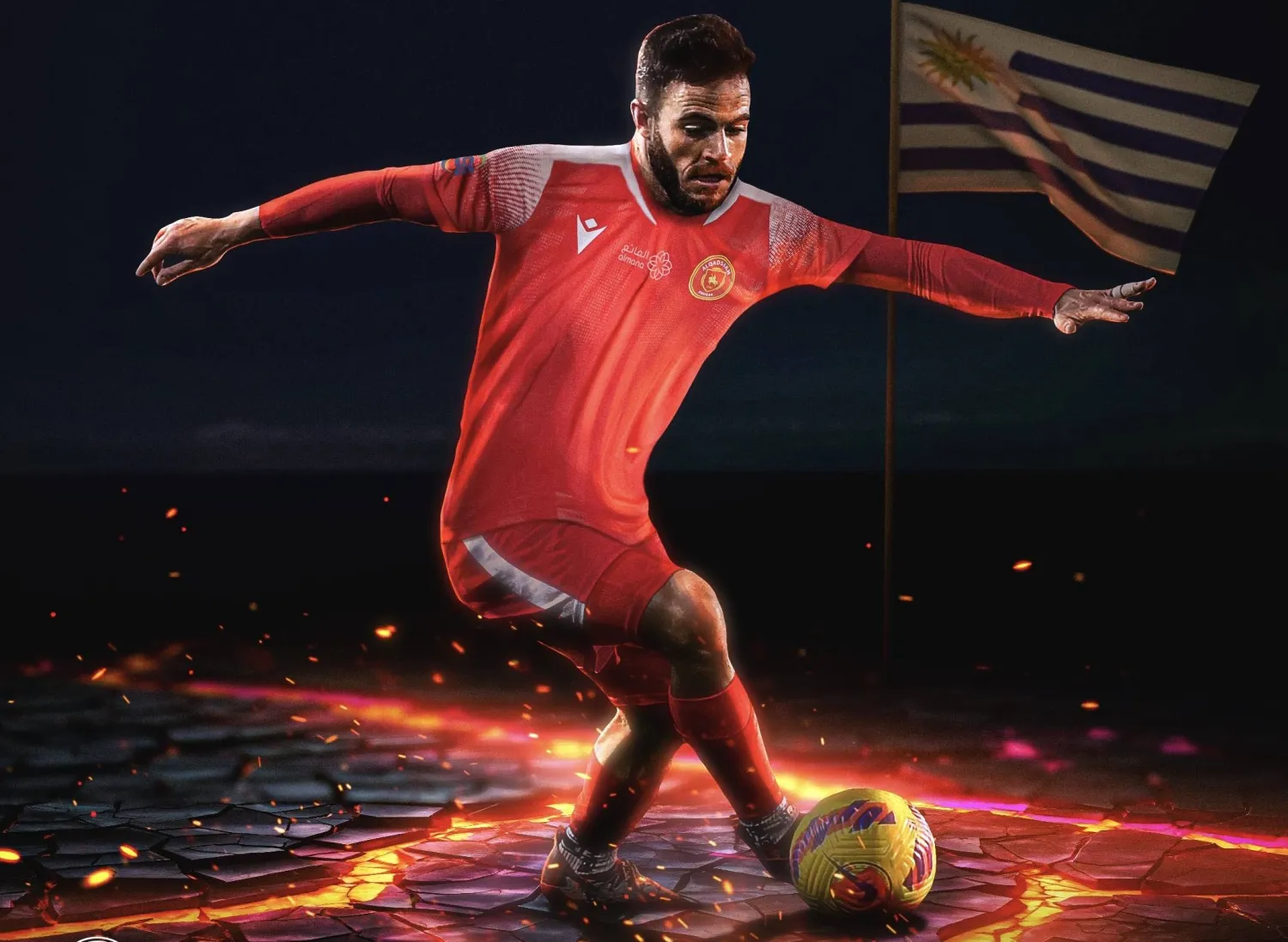 صورة لنانديز كما تم نشرها في حساب النادي (القادسية السعودي)