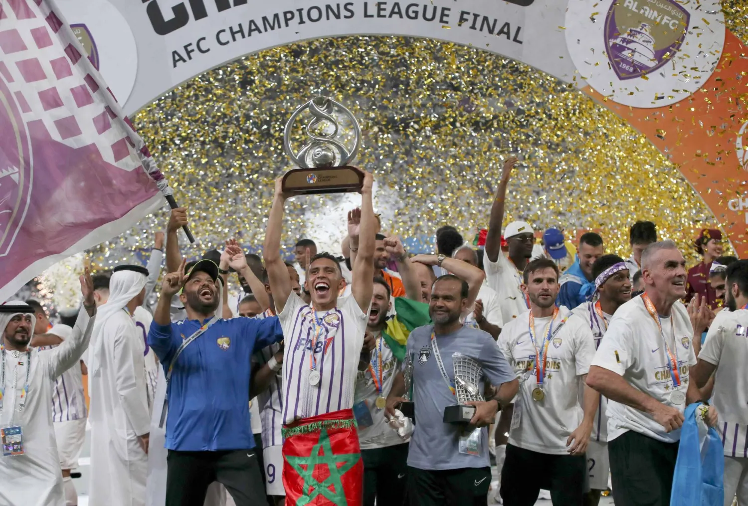 حصد رحيمي جائزة هداف دوري الأبطال برصيد 13 هدفا (إ.ب.أ)