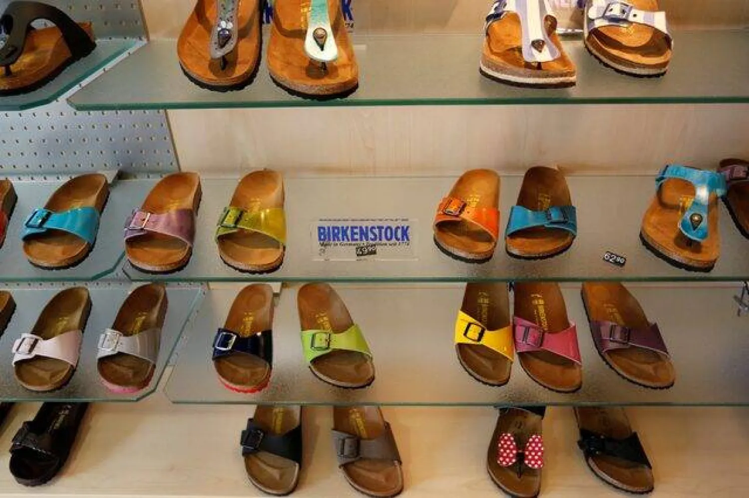 A Birkenstock shoe shop is pictured in Dortmund August 27, 2013. REUTERS/Ina Fassbender (GERMANY - Tags: SOCIETY)/File Photo