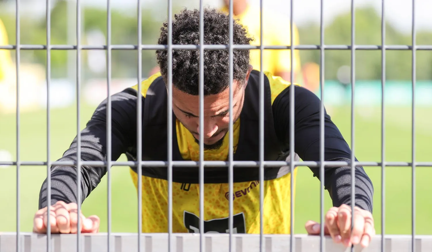 جيدون سانشو يستعد لنهائي «الأبطال» (إ.ب.أ)