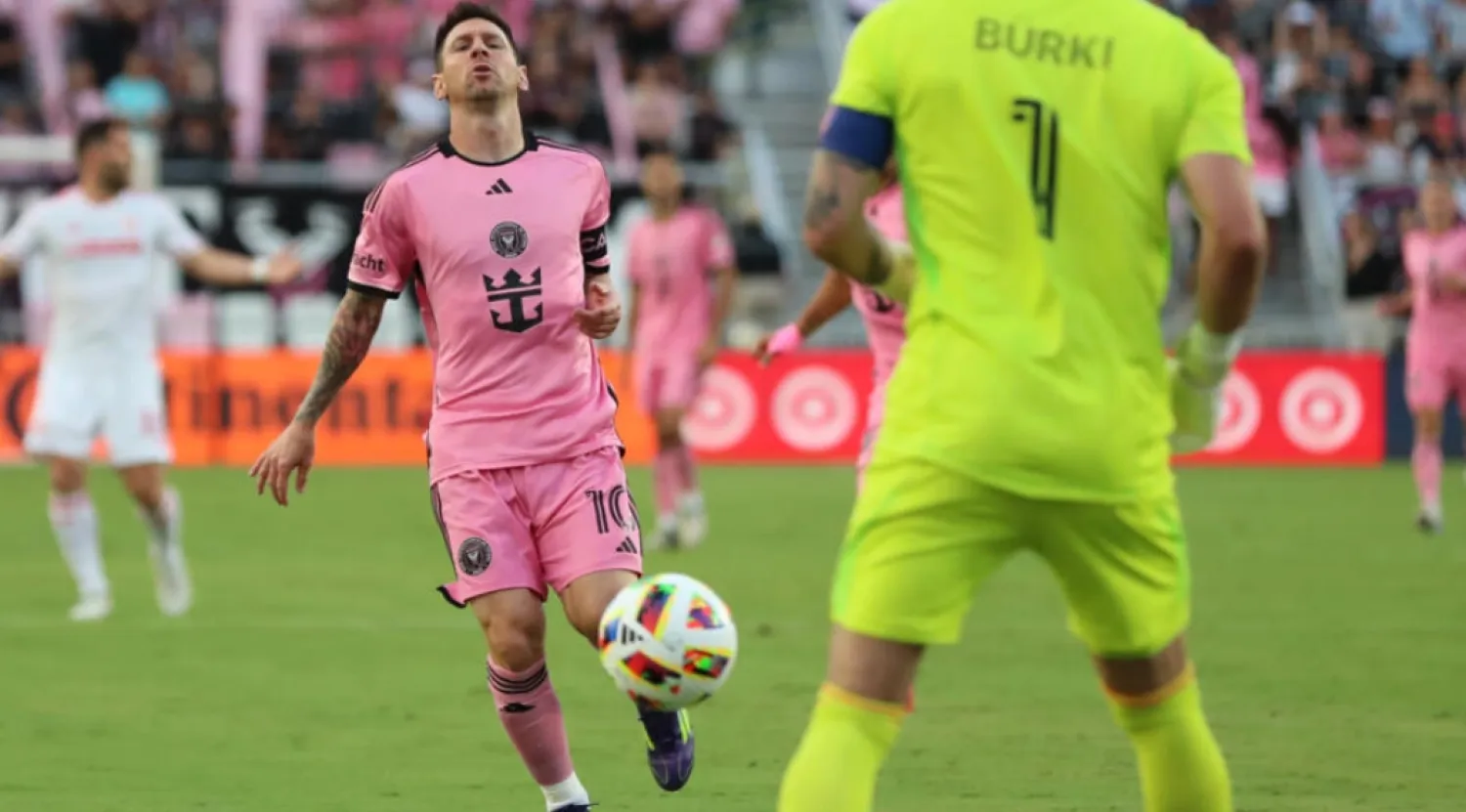 Lionel Messi was on target but Inter Miami were held 3-3 by St.Louis in MLS action on Saturday © Chris ARJOON / AFP