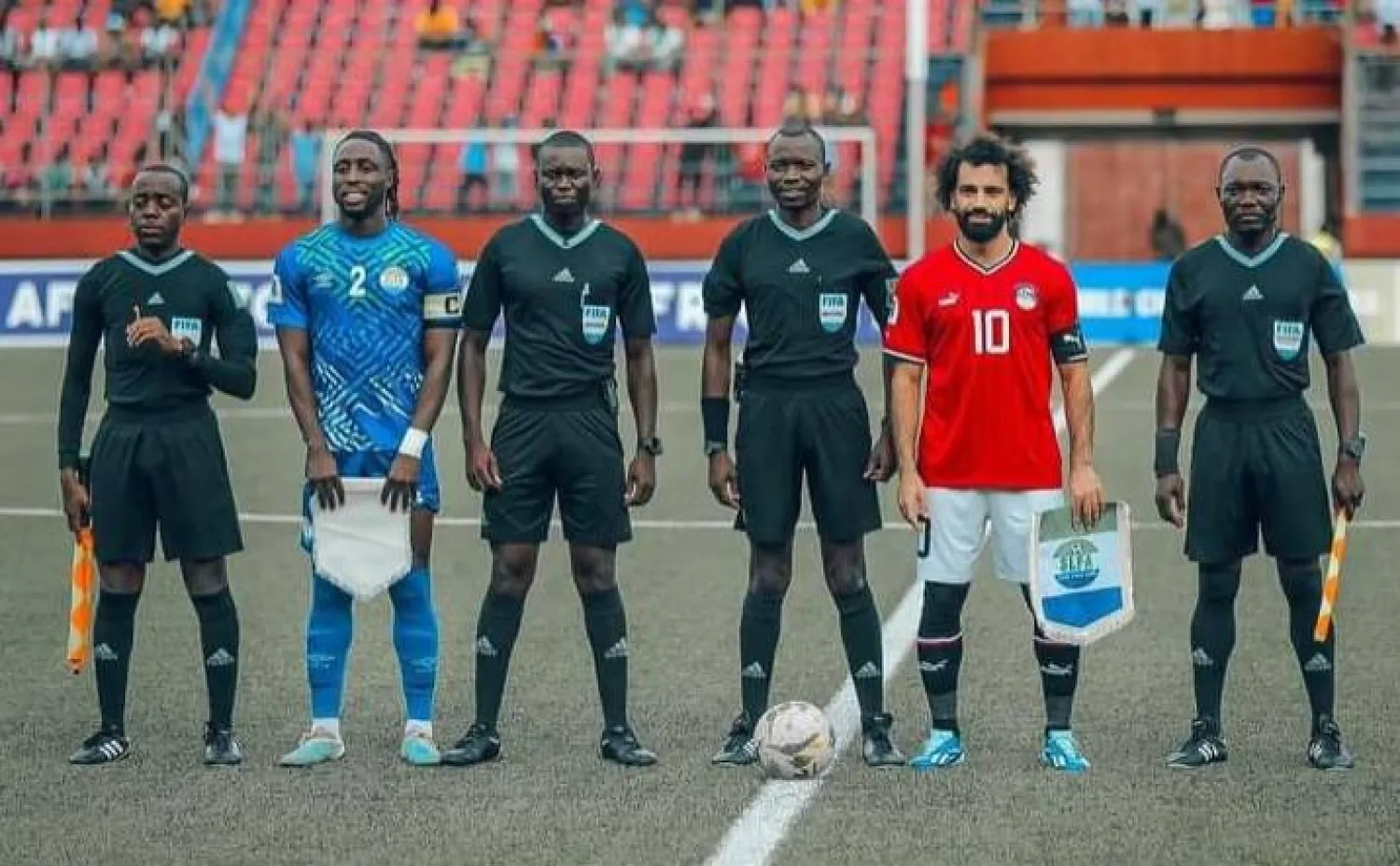 منتخب سيراليون خاض مباراته ضد مصر في ليبيريا (إكس)