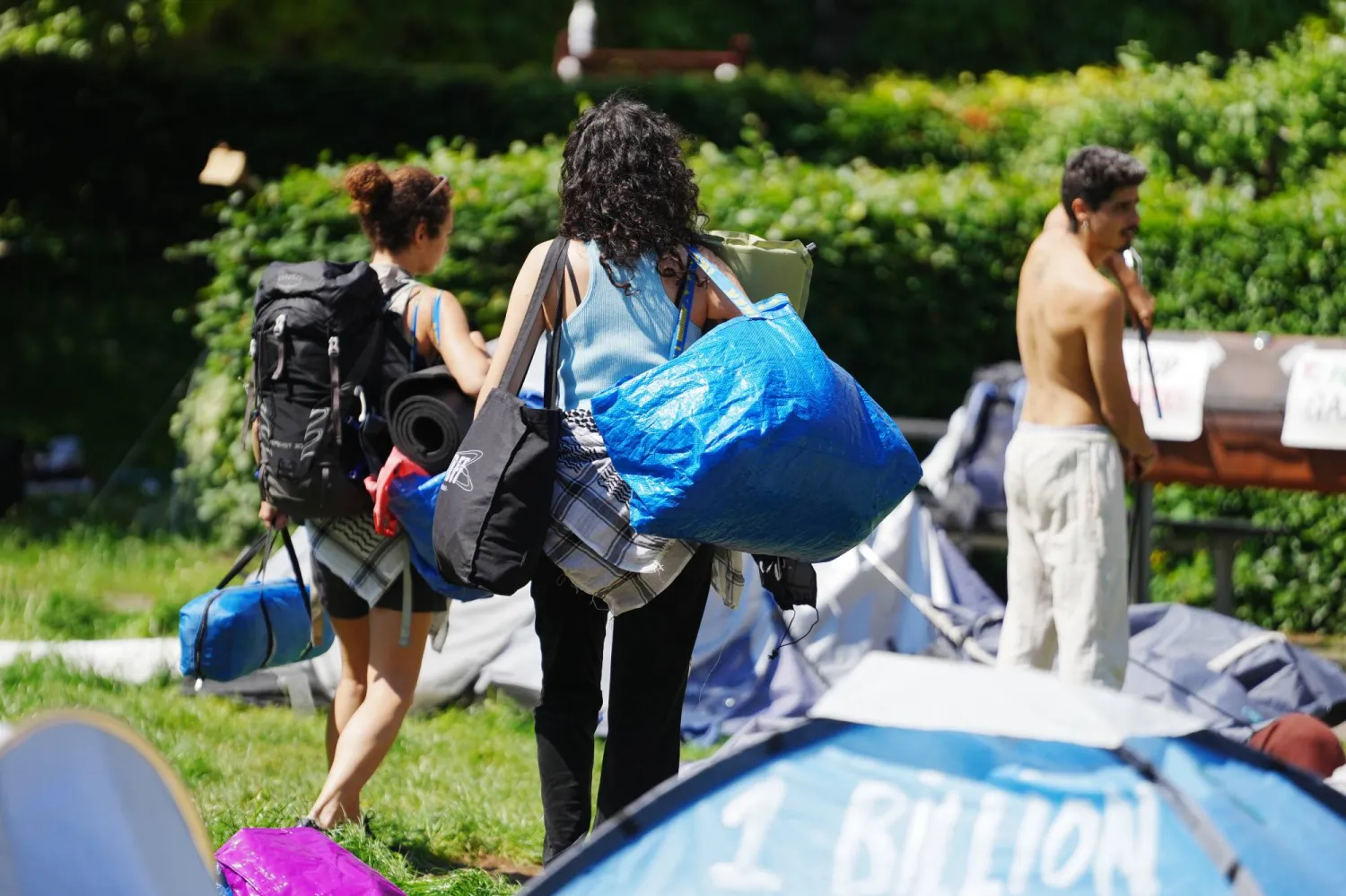 اعتصام للطلاب في جامعة كوبنهاغن (إ.ب.أ)