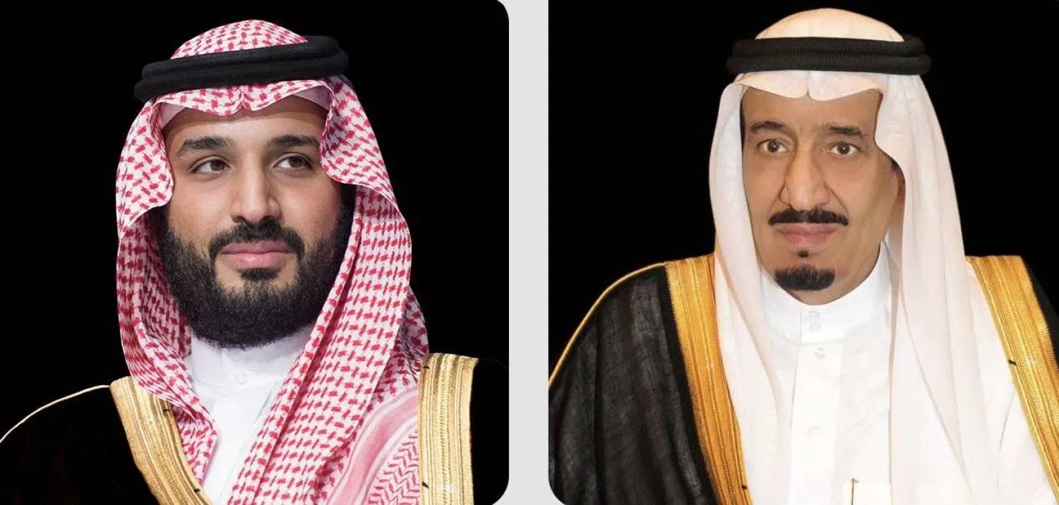 The Custodian of the Two Holy Mosques and the Saudi Crown Prince . SPA