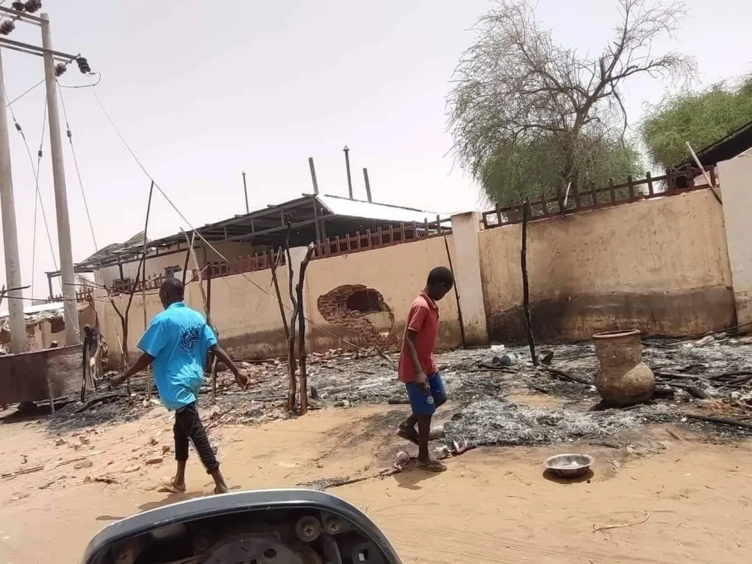 مستشفى الفاشر من الخارج (من صفحة حاكم إقليم دارفور مني أركو مناوي في «فيسبوك»)