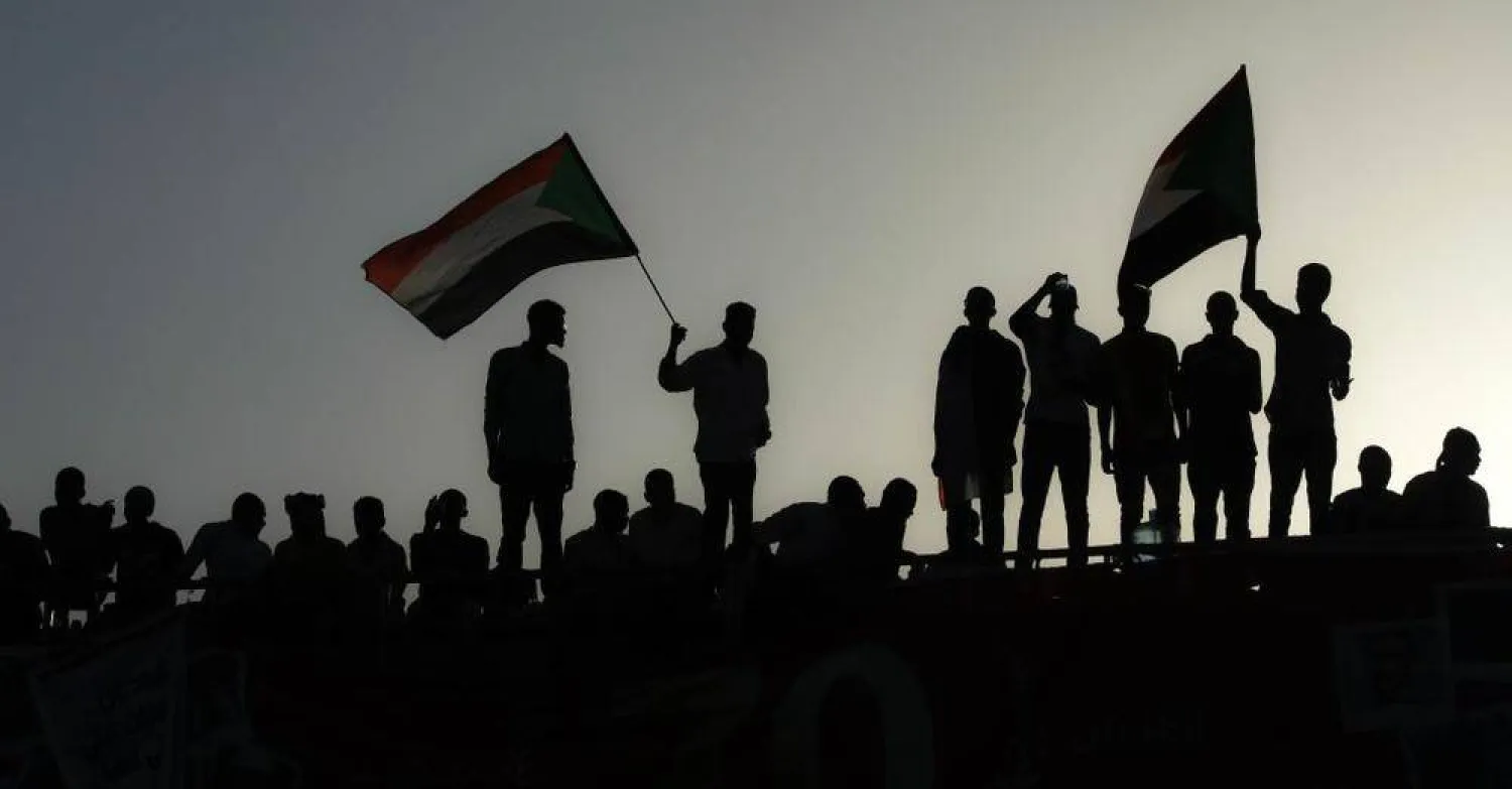 مشهد من الاعتصام قبل فضّه (مواقع التواصل)