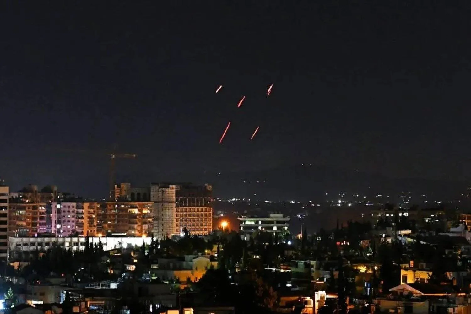 Previous Israeli air strikes on Syria (File/AFP via Getty Images)
