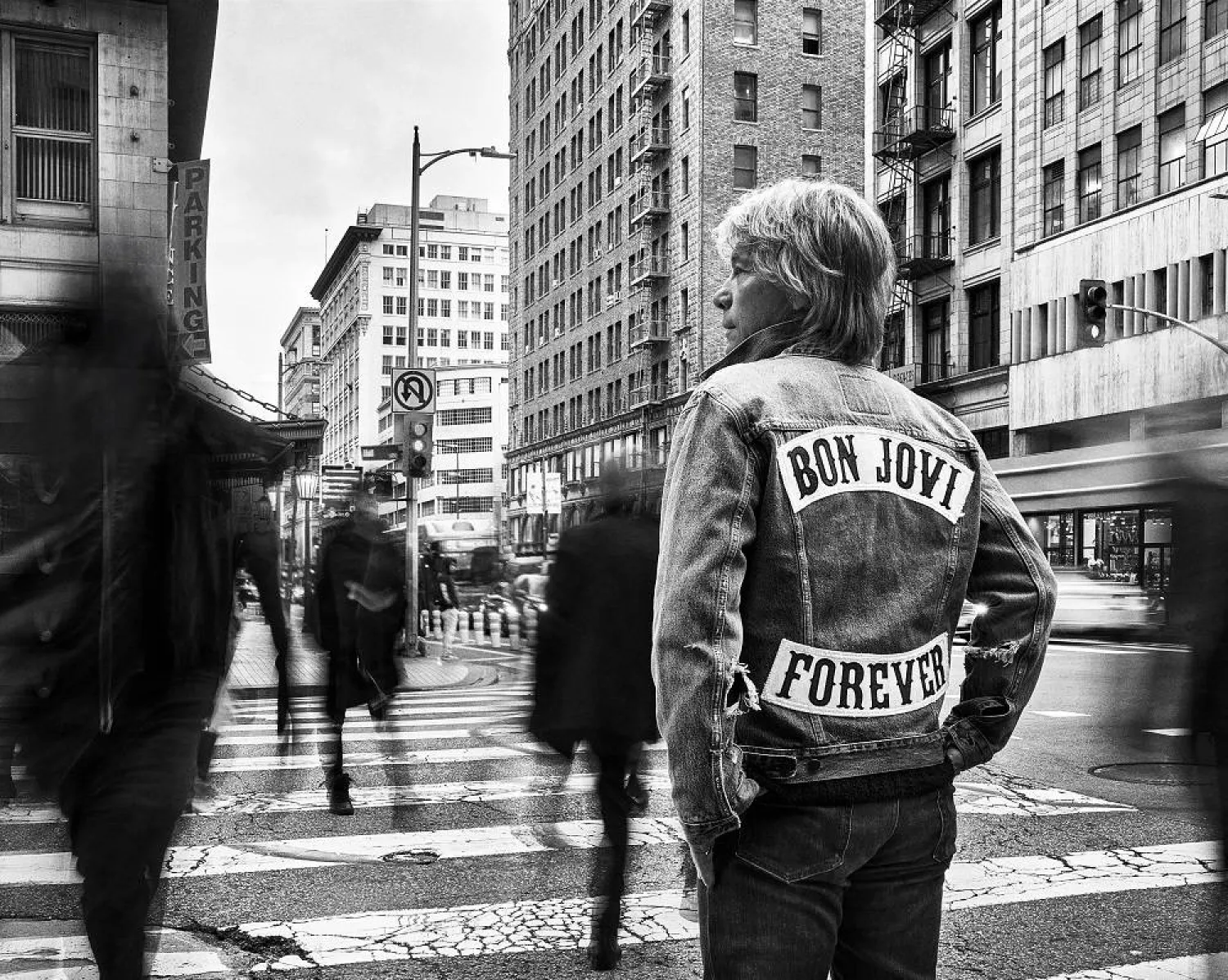 This cover image released by Island Records shows "Forever" by Bon Jovi. (Island Records via AP) 