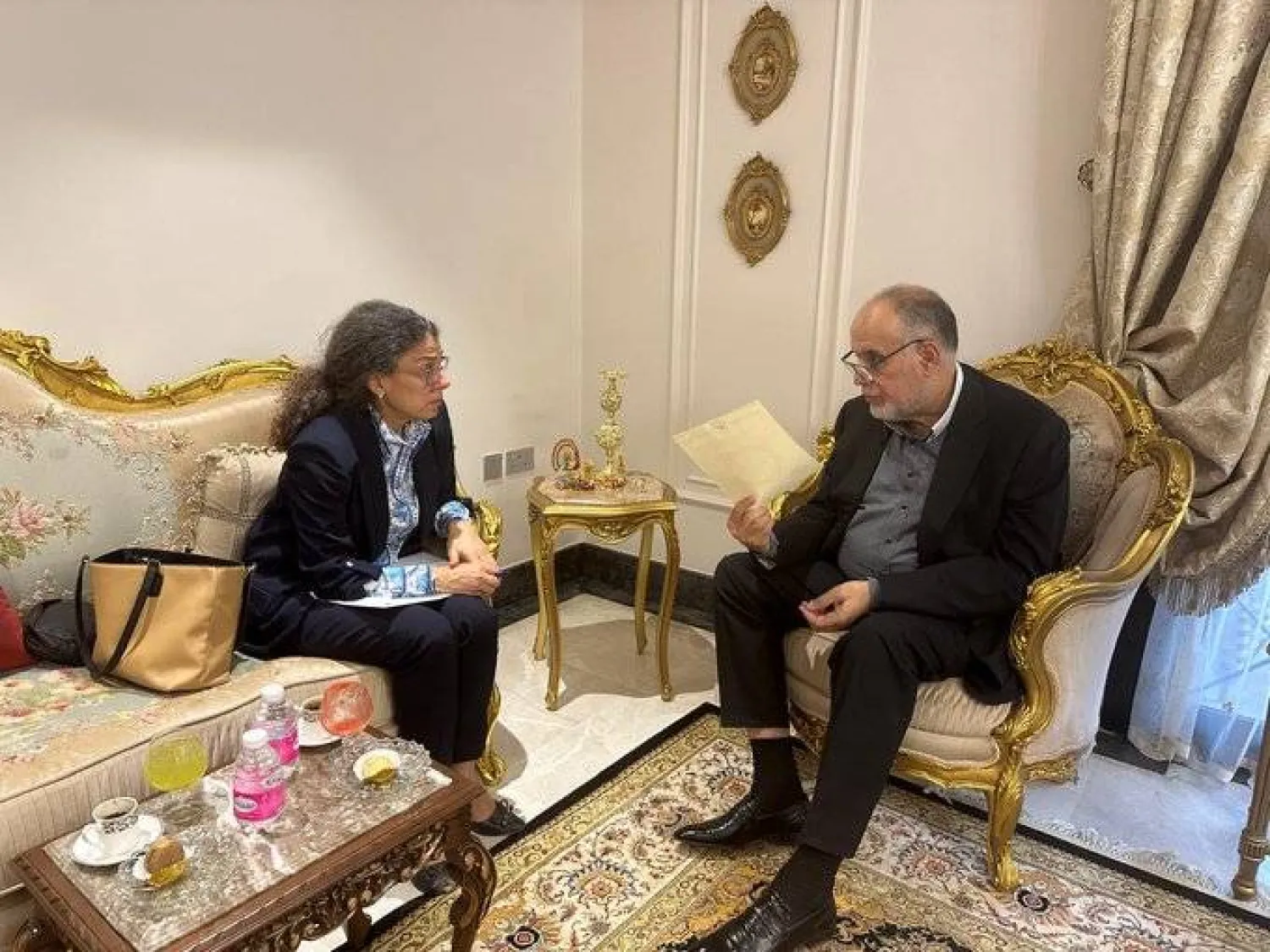 اجتماع خوري مع مستشار الأمن القومي الليبي (البعثة الأممية)