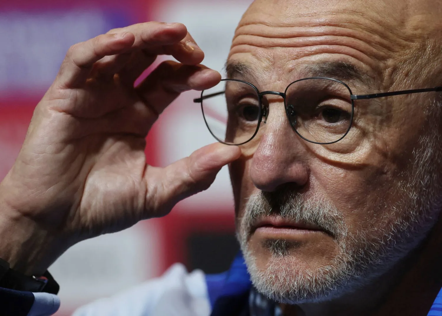 لويس دي لا فوينتي مدرب إسبانيا (رويترز)