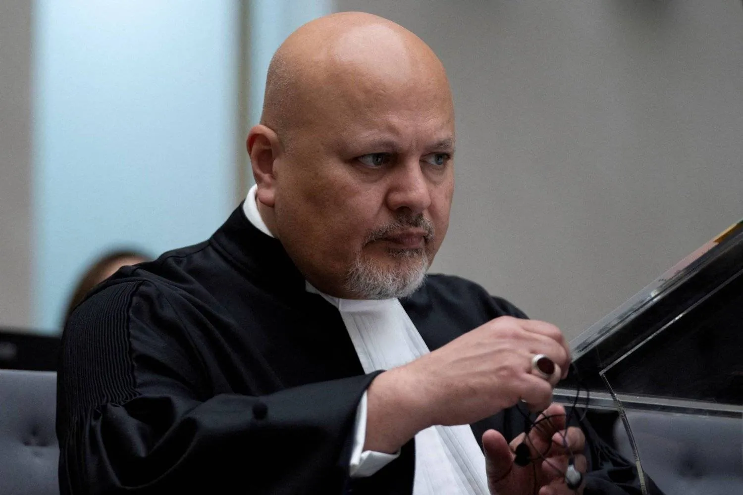 ICC Prosecutor Karim Khan. Reuters