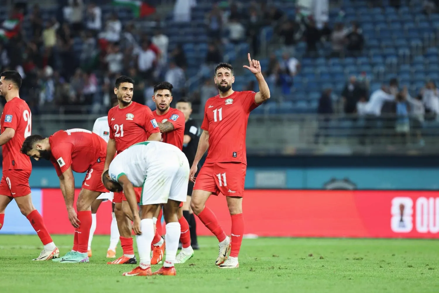 منتخب فلسطين حظي بدعم كبير في كأس آسيا الماضي (الاتحاد الفلسطيني)