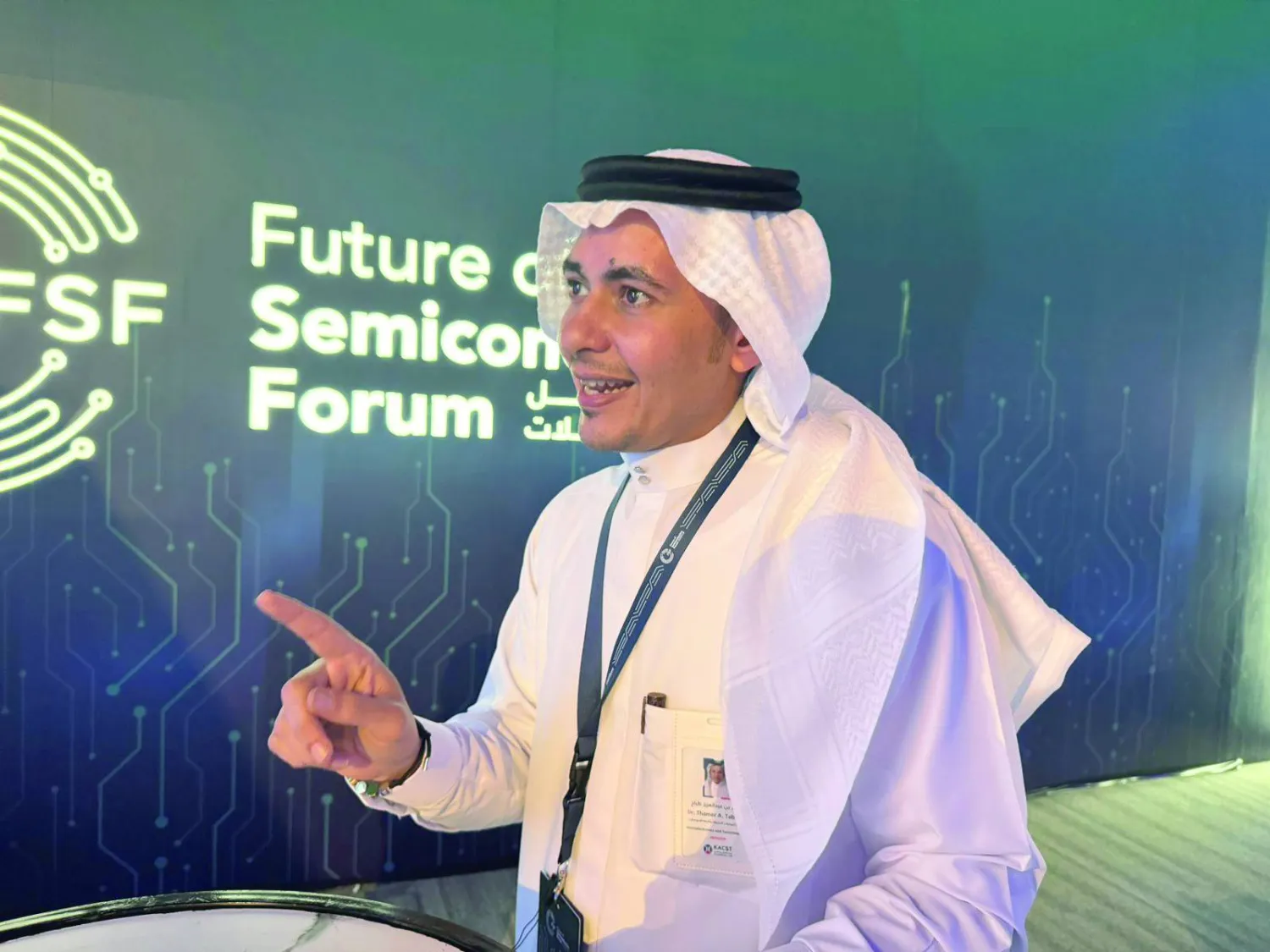 
مدير معهد تقنيات الإلكترونيات الدقيقة وأشباه الموصلات في «كاكست» ثامر طباخ (الشرق الأوسط)