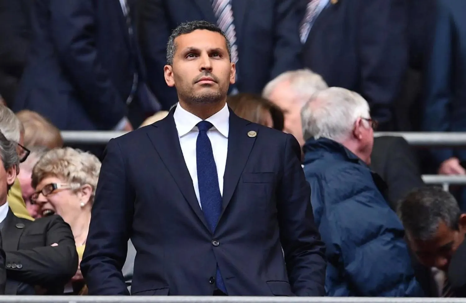 خلدون المبارك رئيس نادي مانشستر سيتي الإنجليزي (الشرق الأوسط)