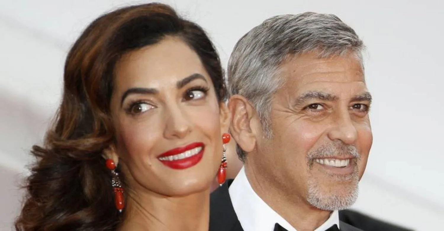 جورج وأمل كلوني في مهرجان «كان» السينمائي( إ.ب.أ)