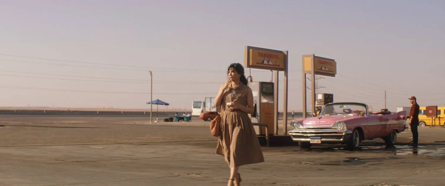 نادين لبكي في مشهد من الفيلم المصري «العودة إلى الإسكندرية» (صور المخرج)