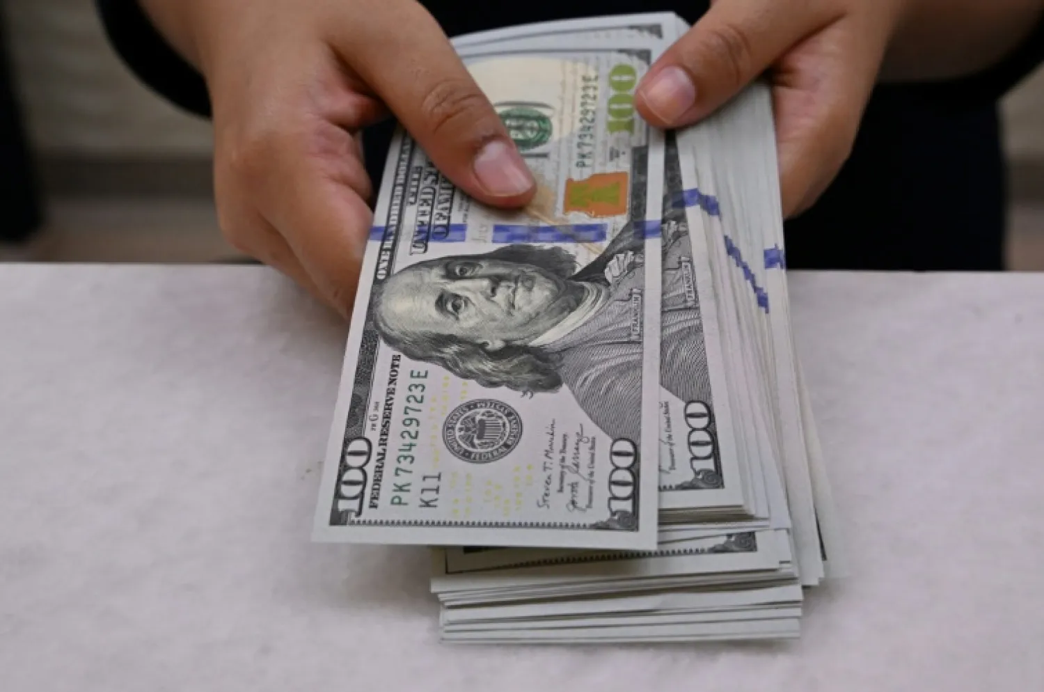 US rules provide for the exchange of damaged banknotes -- provided that they are not the result of laundering or crime - AFP