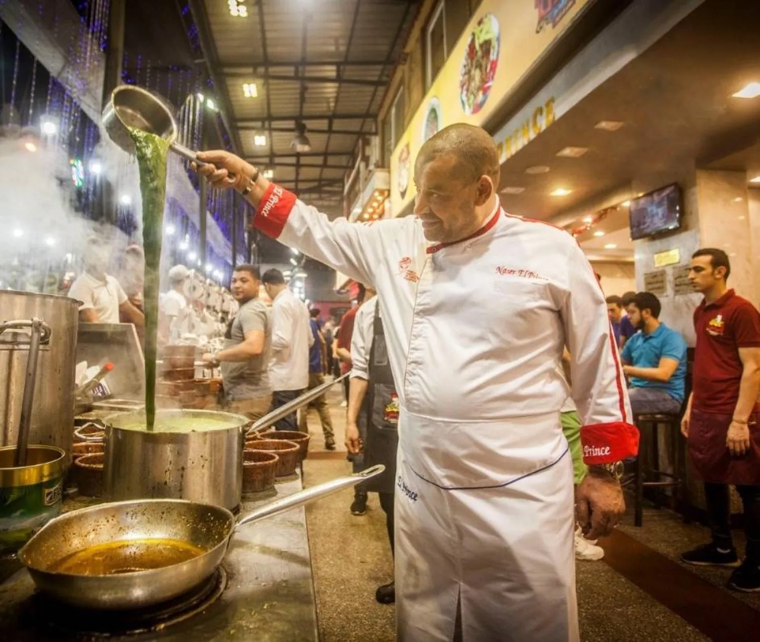 (شو) الملوخية ابتكره قبل سنوات مطعم "كبدة البرنس" (صفحة المطعم على فيسبوك)