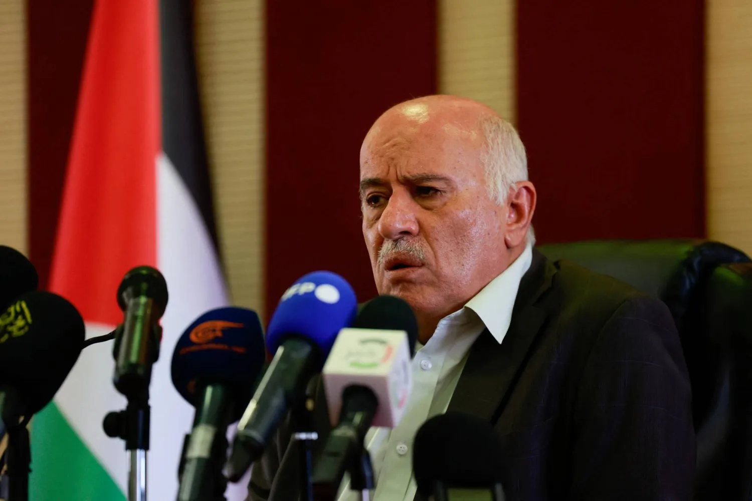 جبريل الرجوب (رويترز)