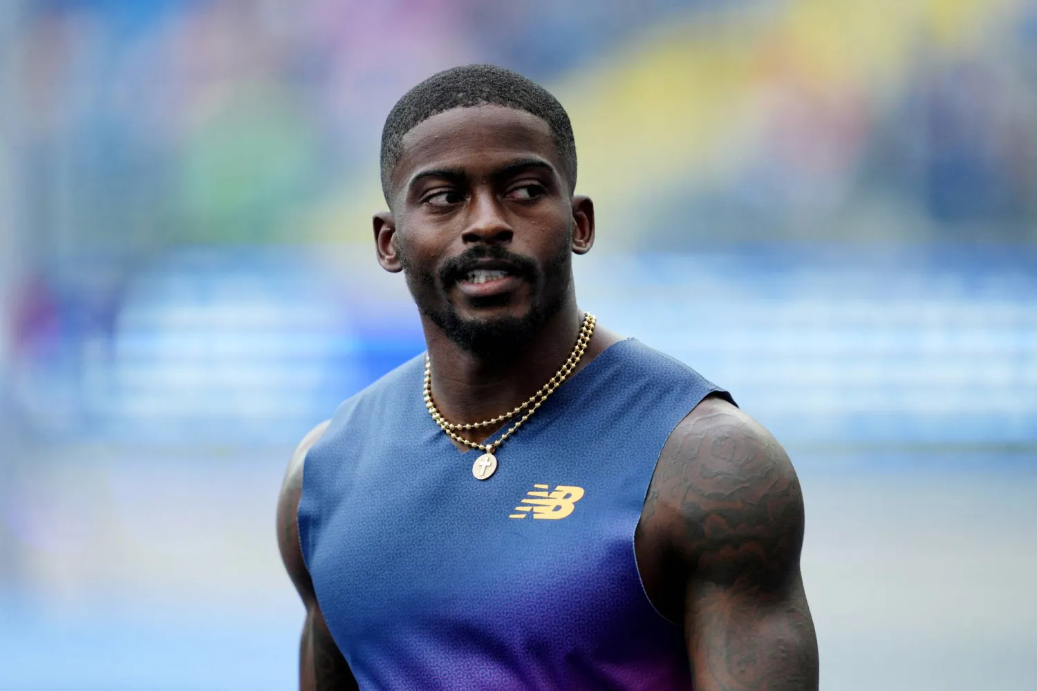 العداء الأميركي ترايفون بروميل (رويترز)