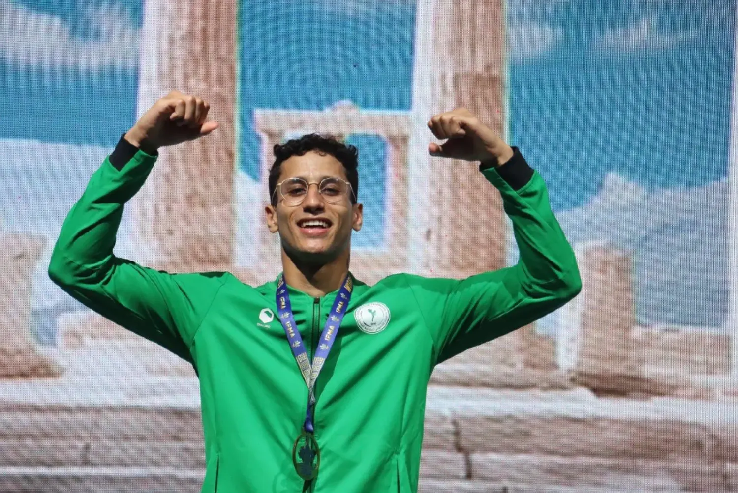 Saudi boxer Al-Baraa Al-Amoudi - SPA