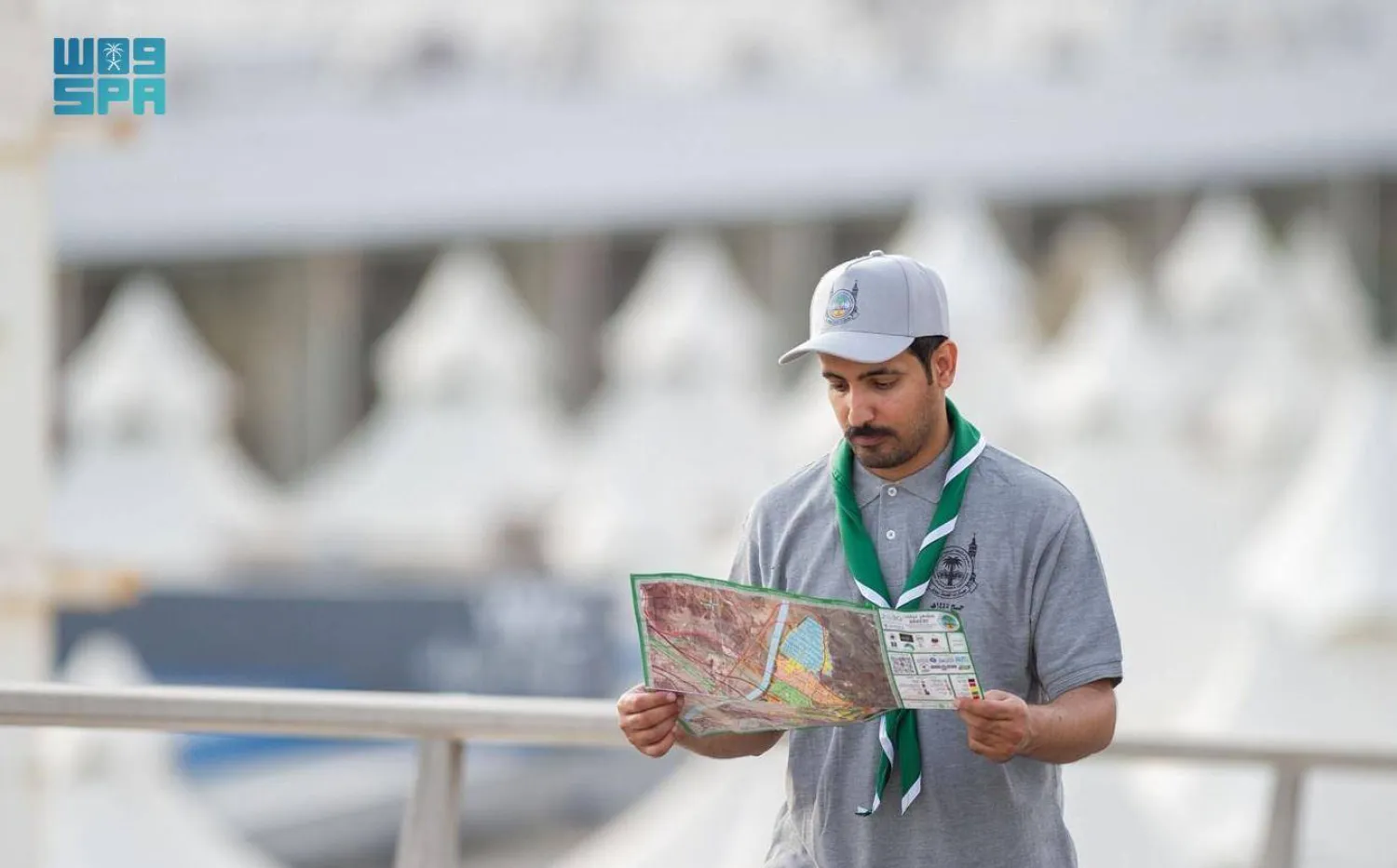 أكثر من 4000 كشاف وجوال يتواجدون في مشعري منى وعرفات لمساعدة الحجيج (واس)