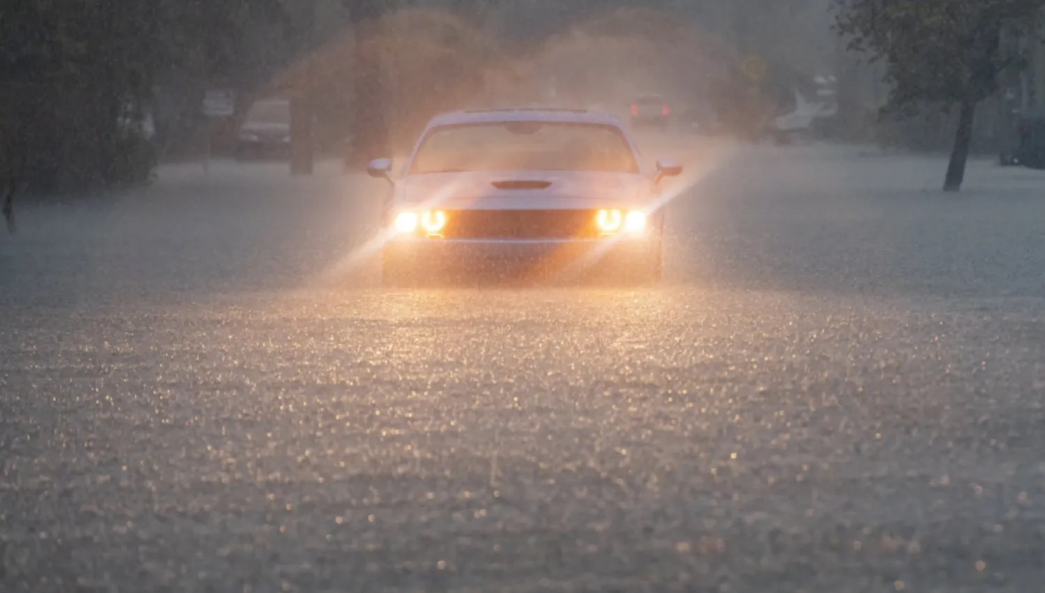 The chaotic weather map includes the potential for severe thunderstorms developing in between the hot and cold fronts.  (The AP)