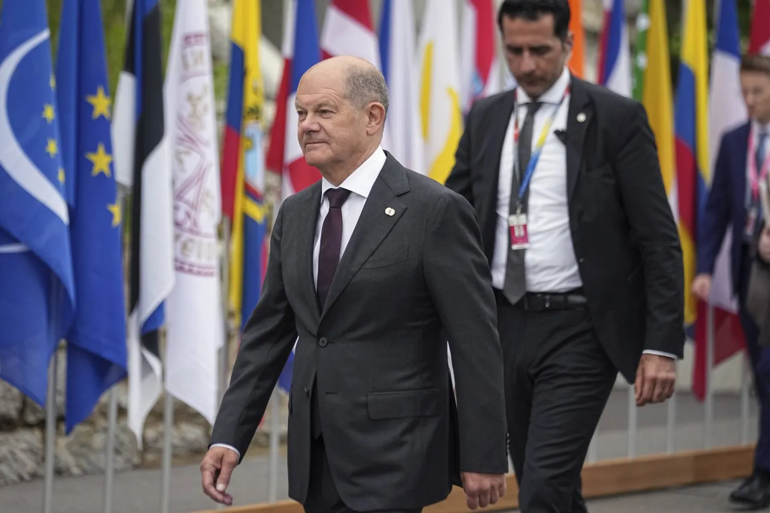  المستشار الالماني أولاف شولتس (أ.ب)