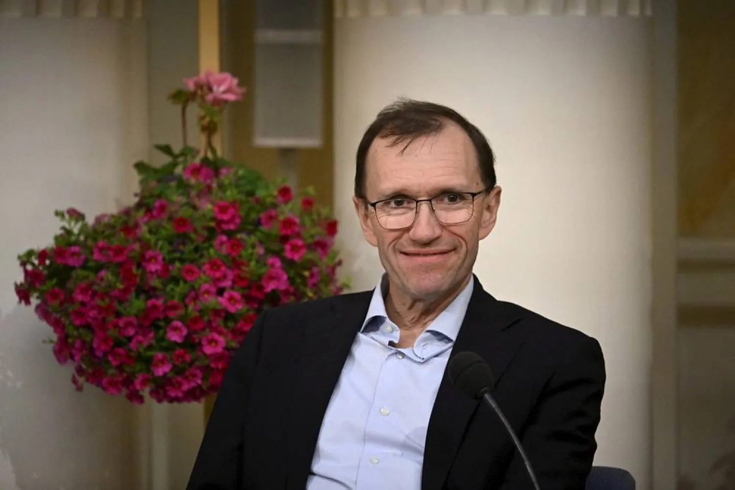 Foreign Minister of Norway Espen Barth Eide attends the annual Kultaranta Talks -debate session on foreign and security policy at the Presidential Palace in Helsinki, Finland June 13, 2024. (Lehtikuva/Markku Ulander via Reuters)